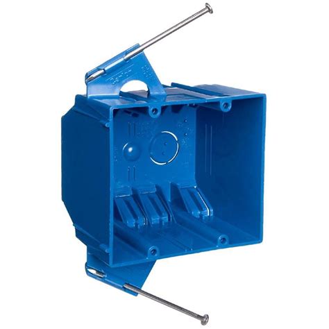 electric 2-gang plastic box|shallow electrical box 2 gang.